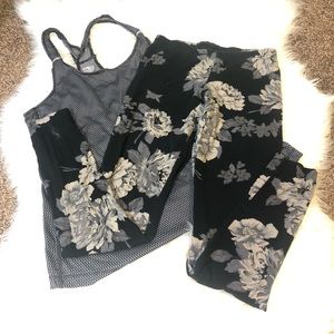 2 for 1 Athletic Top and Leggings Combo